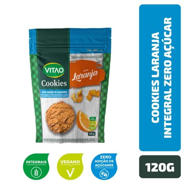 Cookies Laranja Integral Zero Açúcar Vitao 120G