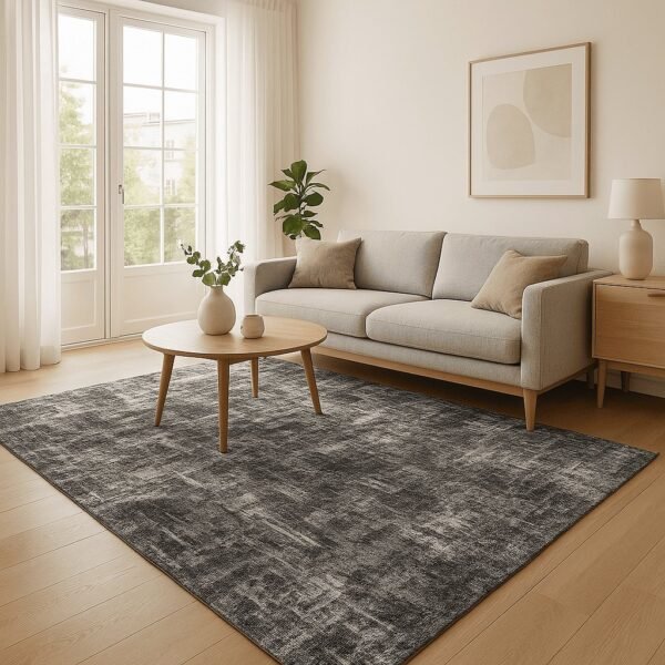 Tapete Jacquard 3,00m x 2,00m Antiderrapante Design Geométrico Ideal para Sala, Escritório e Quarto