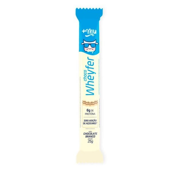 Choco Wheyfer Mais Mu Chocolate Branco Mais 25g