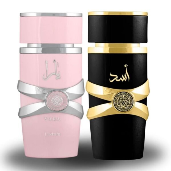 Perfume Árabe Importado Kit Até 2 Unid Asad + Yara  Fixação Forte Lançamento Masculino Feminino