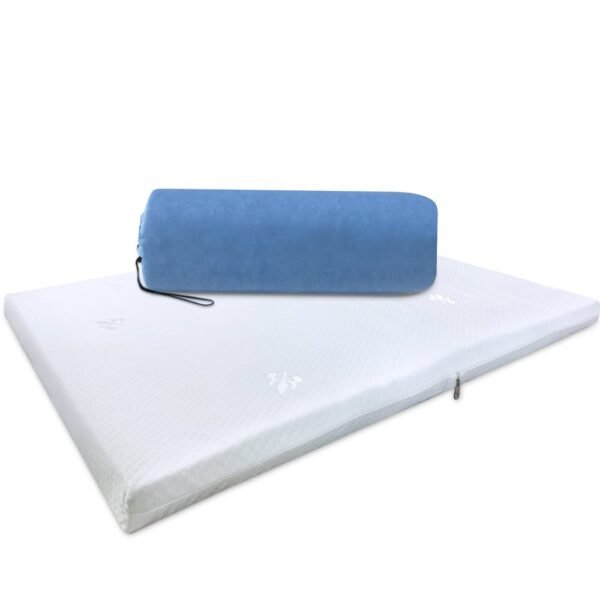 Colchonete chiqueirinho com protetor impermeável para bebê infantil 70x100x6cm - bf colchões
