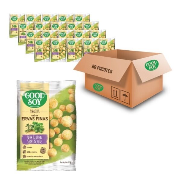 Snacks de soja GOODSOY Sabor Ervas Finas 25g (20 und)