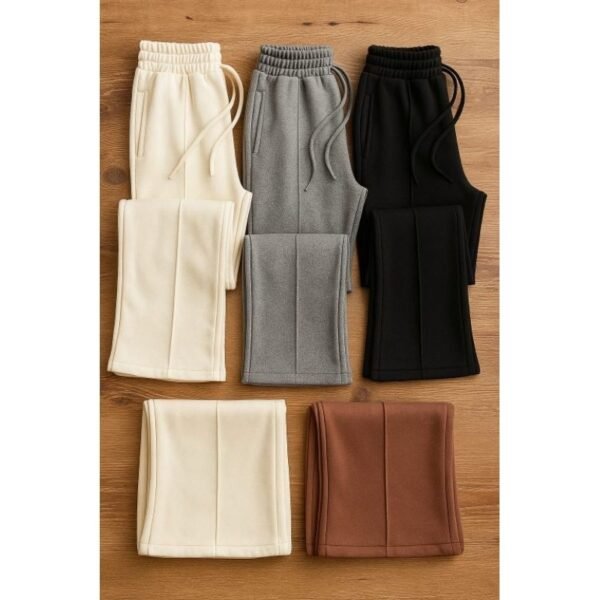 Calça Feminina Moletom Pantalona - Moda Gringa Casual Elegante (P M G GG)