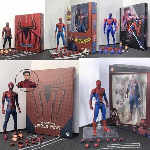Shf Tobey Maguire Homem-Aranha Sem Volta Pra Casa De Ferro Sentinel Miles Morales Peter Parker Articulado Boneca Modelo De Figura De Ação