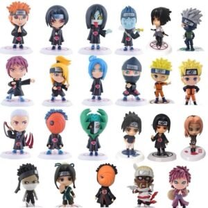 12 pçs action figure naruto kit boneco anime pvc 7cm figuras modelo sasuke sakura itachi uchiha obito com suporte