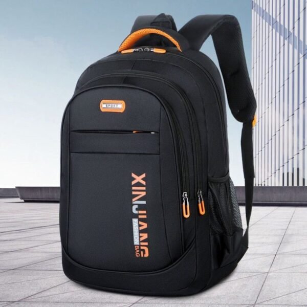 Mochila masculina bolsa prova d'água escolar