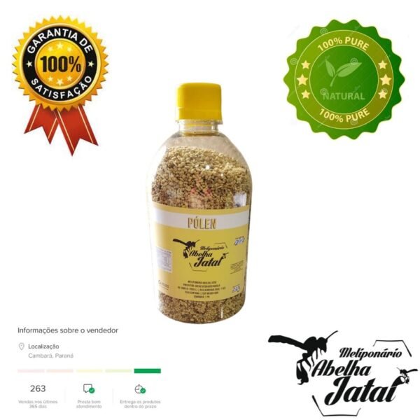 Pólen apícola desidratado - 350g floral puro