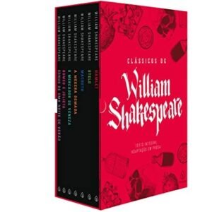 Box clássicos de william shakespeare - com 7 marcadores páginas