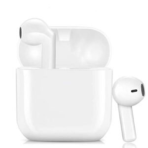 Fones de ouvido bluetooth, sem fio, graves profundos, estéreo, 24h, ciclo, reprodução intra-auricular, à prova suor, esportivos com microfone embutido