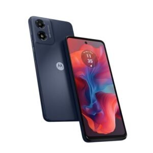 Smartphone motorola moto g04s - 128gb 4gb ram + boost camera 16mp com ai sensor fps lateral grafite