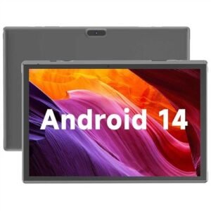 Tablet de 10 polegadas, android, 14 tablets, computador 6 gb ram, 32 rom, expansão 1 tb, câmeras duplas 2 mp + 8 mp, wifi-6 bluetooth, 1280 x 800 ips 10.1