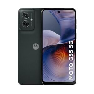 Smartphone motorola moto g55 5g - 256gb 16gb (8gb ram+8gb ram boost) e camera 50mp com ai nfc tela 6.5" superbrilho preto