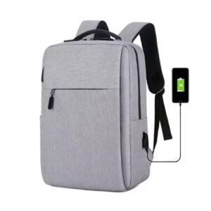 Mochila laptop cinza vmstark para notebook com carregamento usb