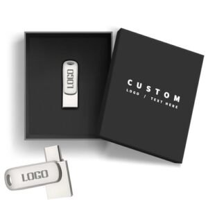 Flash drive otg de metal personalizado duplo usb 2.0 e tipo c - stick com logotipo para promoções negócios, eventos, casamentos brindes marca em massa ferramenta
