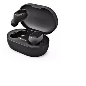 Fone de ouvido bluetooth sem fio tws 5.3 com microfone cancelamento ruído preto