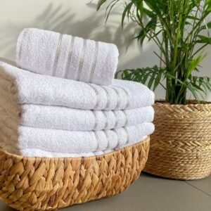 10 toalha de banho branca : hotel - pousada casa spa estética airbnb