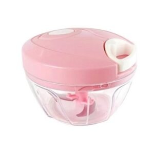 Mini processador e triturador de alimentos manual 3 laminas 400ml1uni cor aleatoria