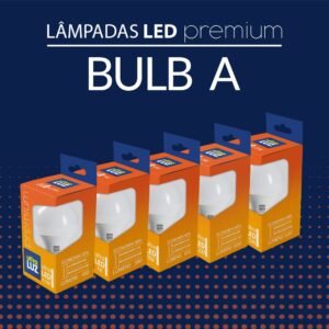 Lâmpadas led 4,9w, 7w, 9w, 12w, 15w e 20w bulbo ultraluz bivolt econômica 6500k branca fria quente