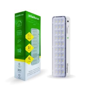 Luz de emergência luminária lea 31 led 1w bivolt lítio intelbras emergencial autônoma ideal