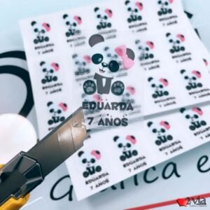 50 a 200 adesivos personalizados em vinil transparente do 3x3 4x4 5x5 6x6 7x7 8x8 ao 9x9 cm