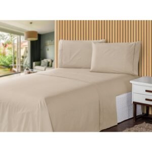 Jogo lençol casal 4 peças ponto palito percal veludo 400 fios muitas cores lindas