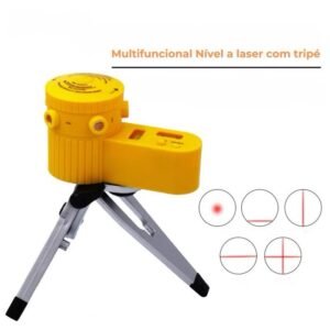Nível laser giratório 360º com tripé nivelador multifuncional profissional piso teto 5 modos-envio rapido