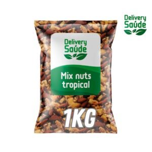 Mix de nuts castanhas do pará, caju, nozes, amêndoa, amendoim, uva passa, gojiberry 1kg melhor custo benefício