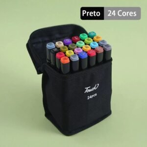 24 peças caneta marcadora de ponta dupla conjunto canetas aquarela especial para crianças