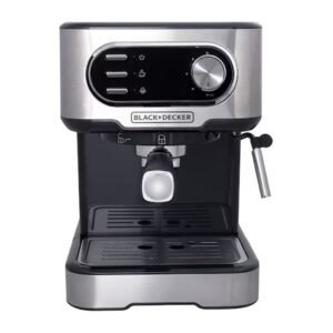 Cafeteira black+decker espresso gourmand gris - ce1100g