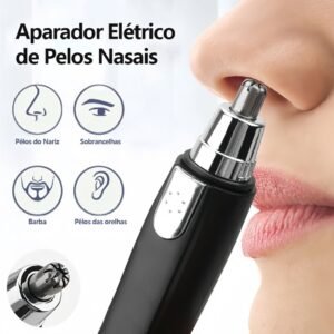 Máquina de cortar pelos cortador aparador cabelos do nariz e ouvido nose ear hair trimmer