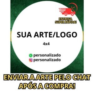 Adesivos personalizados 4x4 cm - recorte eletrônico, sticker.