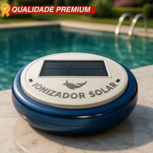 Ionizador solar para piscina até 50m³ 40.000l a 60.000l