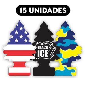 Kit 15 cheirinho aromatizante para carro novo cheiroso pinheiro sortidos