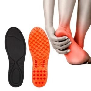 Palmilha de gel ortopédica anatomica confortável para varias horas trabalho