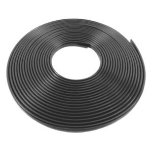 10 metros borracha protetora para porta de carro e bordas veiculo universal preto fosco