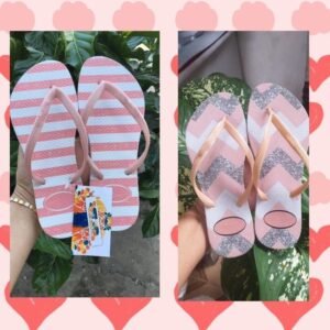 Chinelas feminina kit 2 pares slim ante derrapante