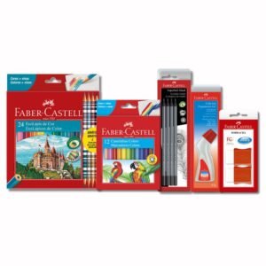 Kit escolar fundamental i faber-castell