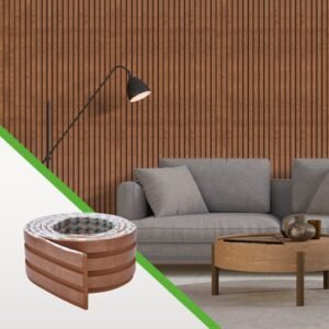 Painel ripado autocolante de eva meu rodapé linha urban bronze 10cm