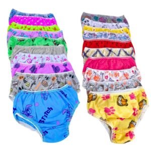 Kit 20 calcinha infantil menina feminina estampada muito confortável - valentina