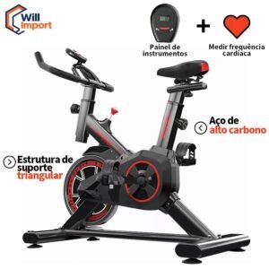 🔥bicicleta bike ergometrica spinning detecção de frequência cardíaca academia fitness profissional 120kg