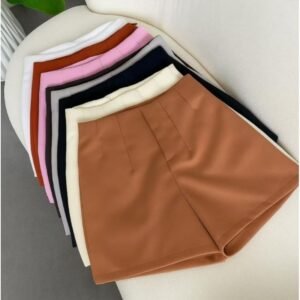 Short de alfaiataria feminino zara cintura alta social