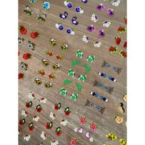 60/120/180/240/480 adesivo de unha 3d pré pronto