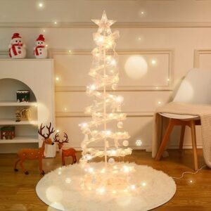 Árvore de natal luz led iluminação decoração dobrável festa n10