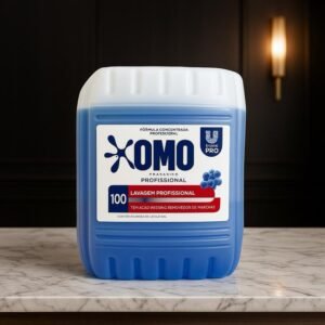 Sabão liquido concentrado omo pro lavanderia profissional 5 litros - rende 100 lavagens