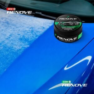 Cera espelhamento renove – remove riscos, repele água, proteção sol e chuva, brilho intenso