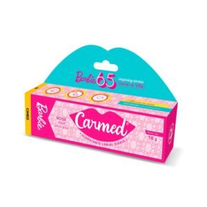 Hidratante labial carmed barbie rose gold efeito gloss 10g