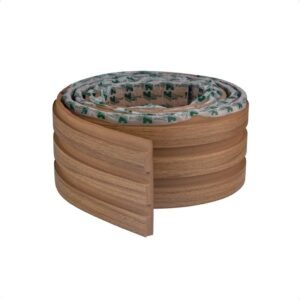 Painel ripado eva laminado autocolante 10cm madeto nogueira natural | valor do metro