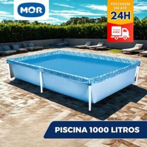 Piscina infantil retangular 1000 litros mor