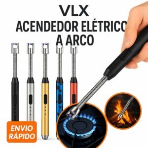 Acendedor de fogão isqueiro eletrico churrasqueira vela original recarregavel usb