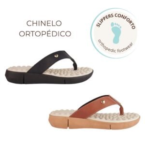 Chinelo feminino ortopédico sandália tamanco sola massageadora esporão fascite original confortável
